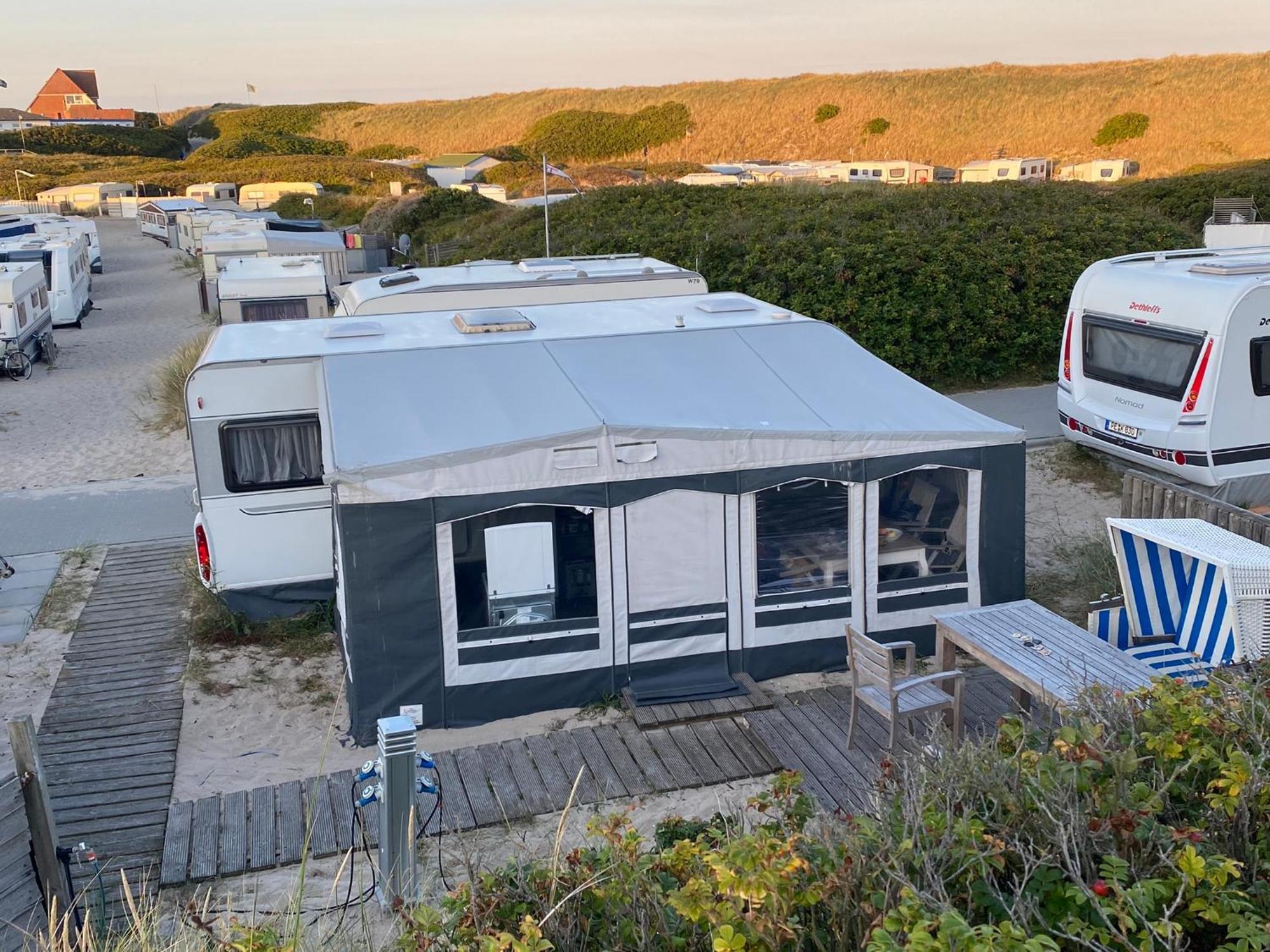 Wohnwagenvermietung Hoernum / Sylt 외부 사진
